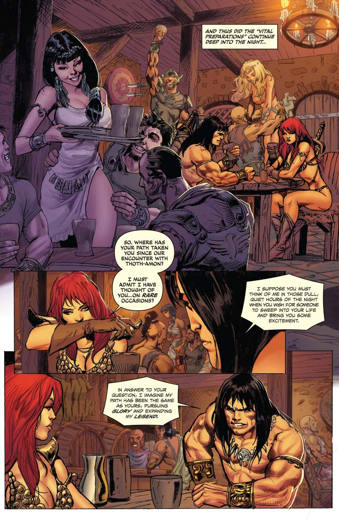 Red Sonja Conan: The Blood of a God