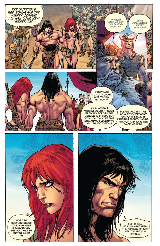 Red Sonja Conan: The Blood of a God