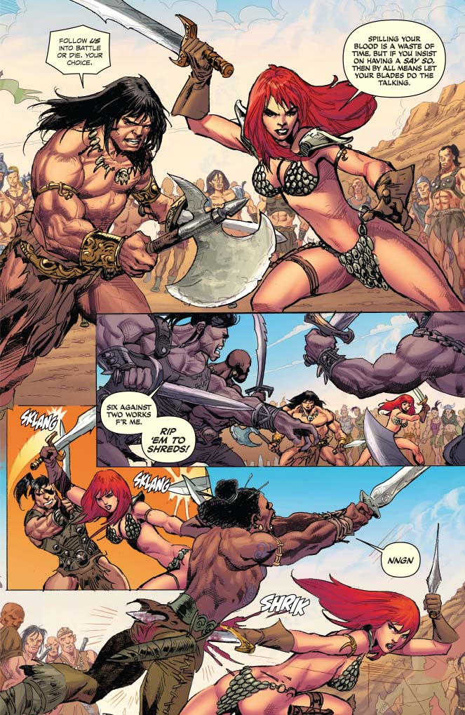 Red Sonja Conan: The Blood of a God