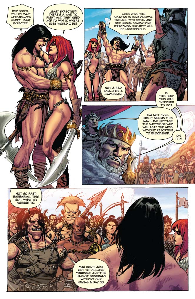 Red Sonja Conan: The Blood of a God