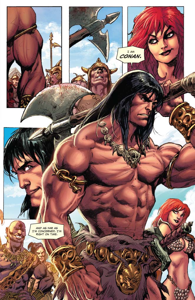 Red Sonja Conan: The Blood of a God