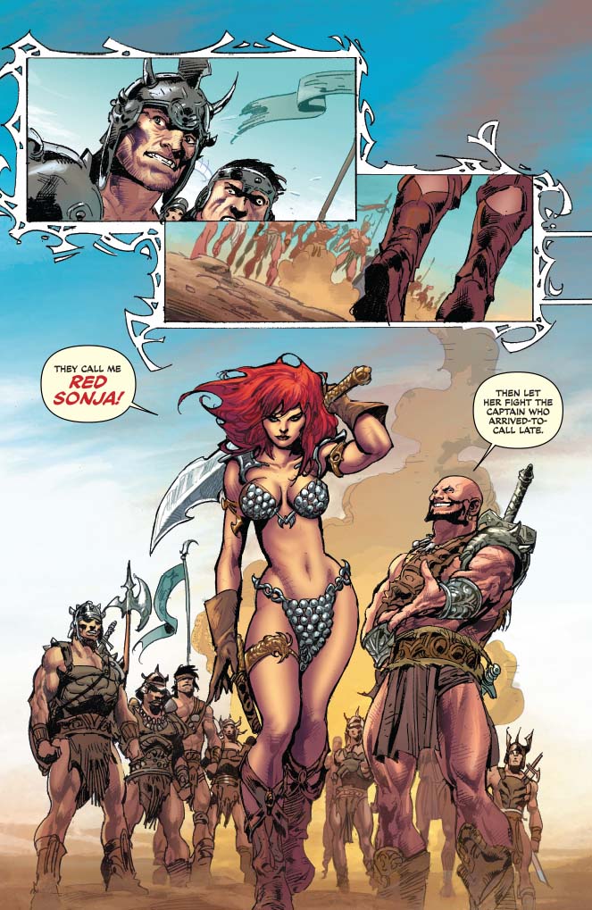 Red Sonja Conan: The Blood of a God