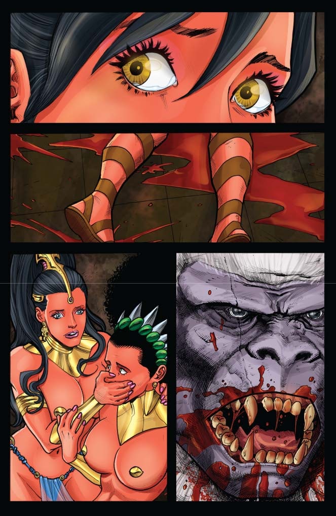Dejah Thoris and the White Apes of Mars