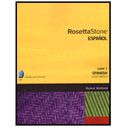 Rosetta Stone Home School Latin American Spanish Levels 1 & 2 Workbooks