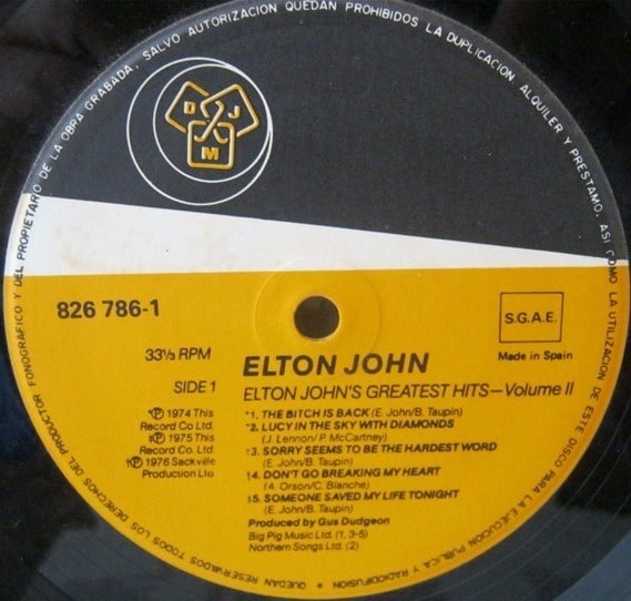 Elton John's Greatest Hits, Volume 2