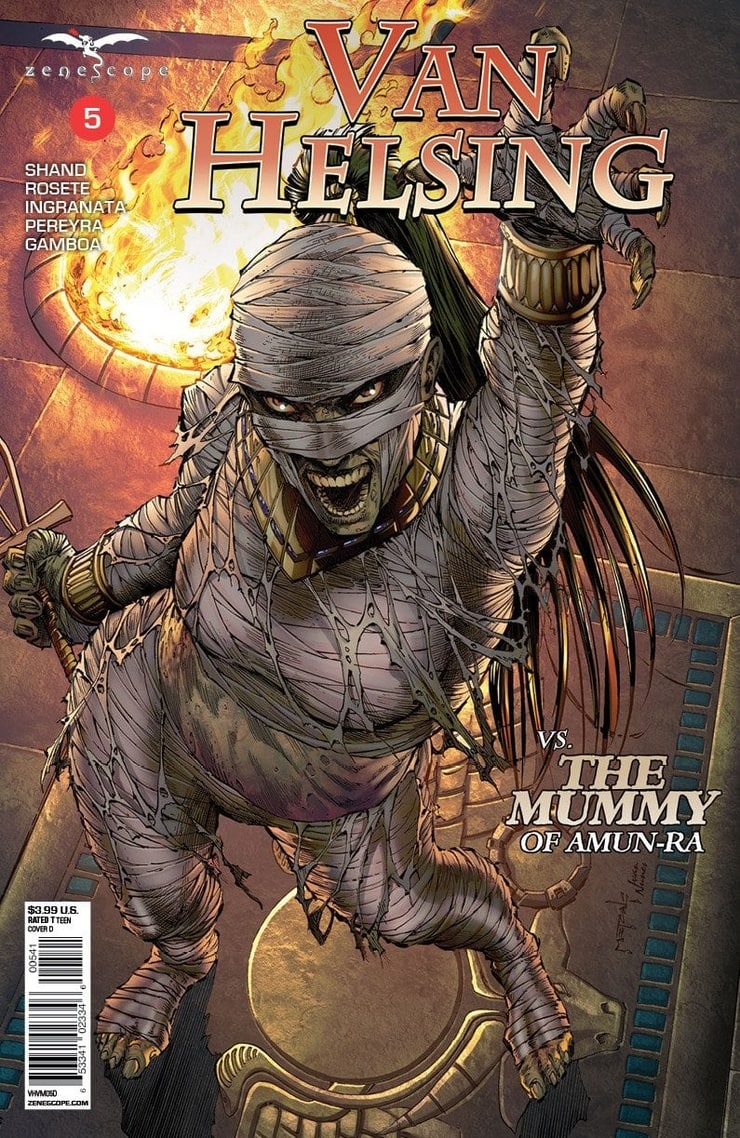 Van Helsing vs The Mummy of Amun-Ra