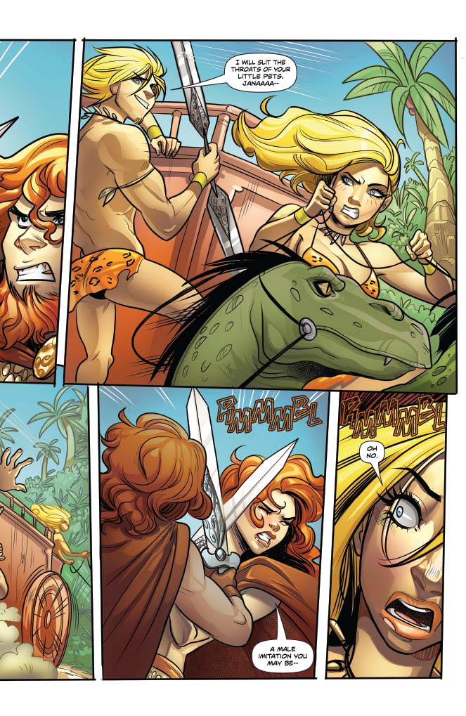 Swords of Sorrow: Red Sonja & Jungle Girl