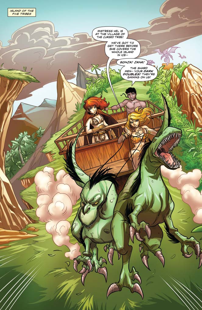 Swords of Sorrow: Red Sonja & Jungle Girl Swords of Sorrow: Red Sonja & Jungle Girl