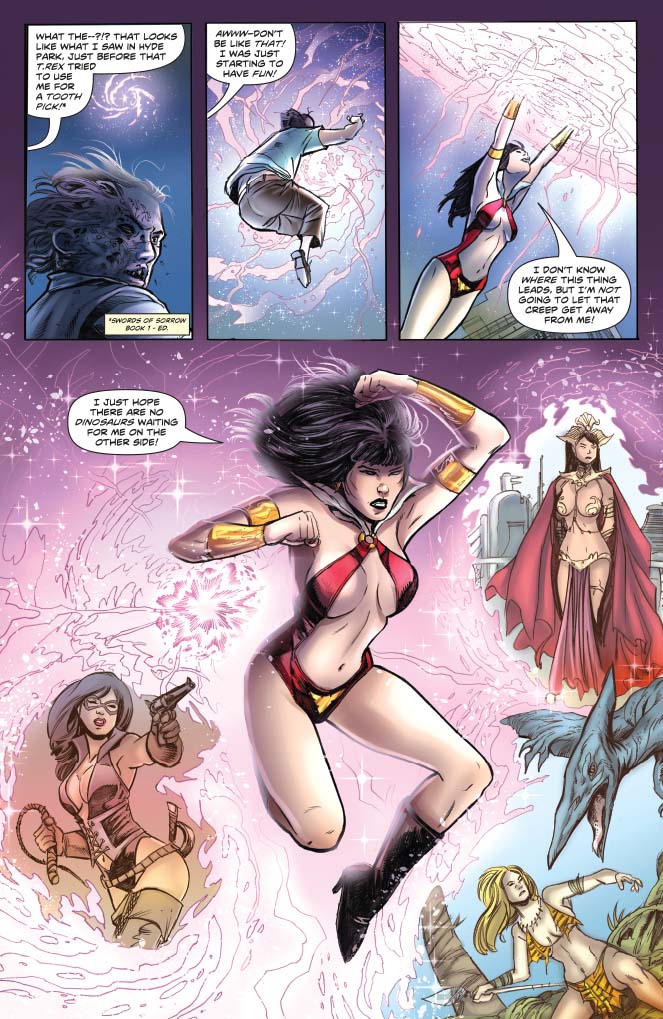 Swords of Sorrow: Vampirella & Jennifer Blood