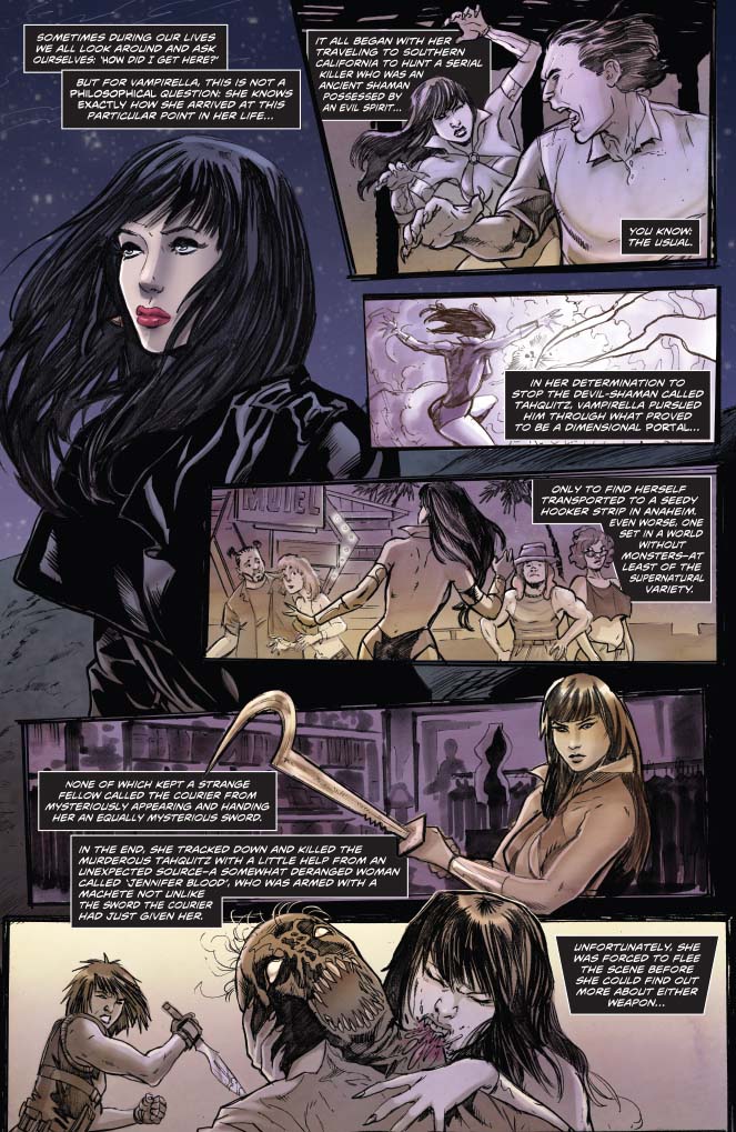 Swords of Sorrow: Vampirella & Jennifer Blood