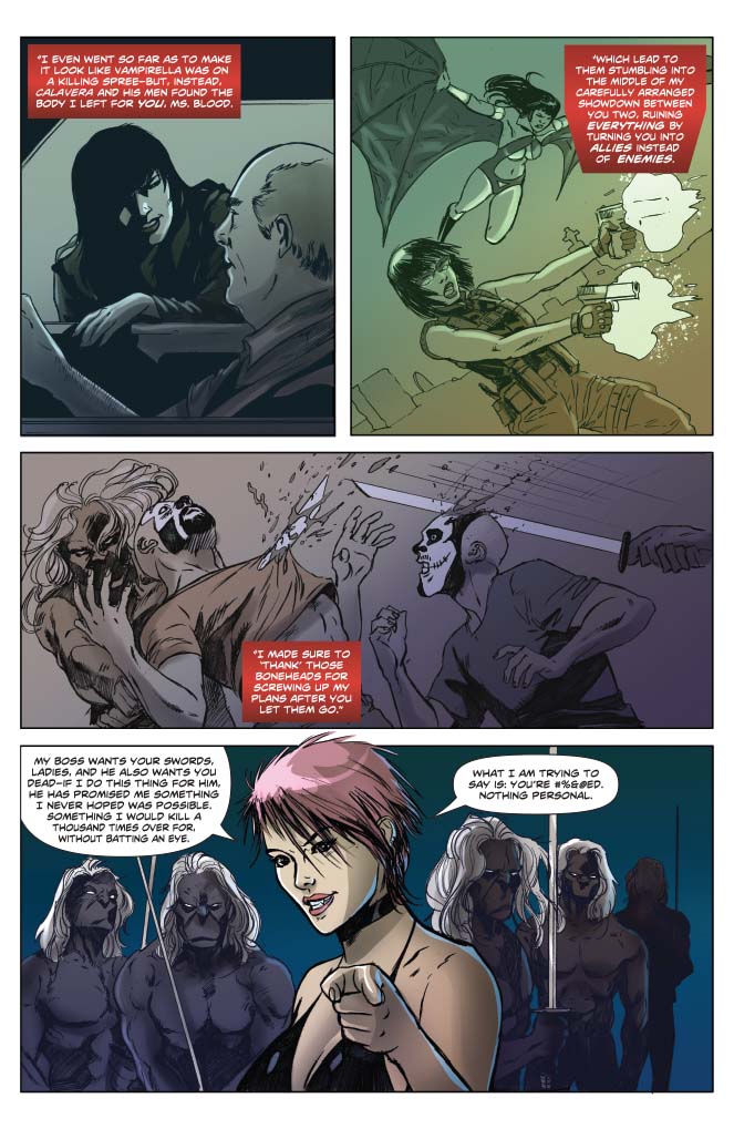Swords of Sorrow: Vampirella & Jennifer Blood