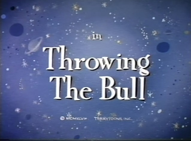 Throwing the Bull Throwing the Bull