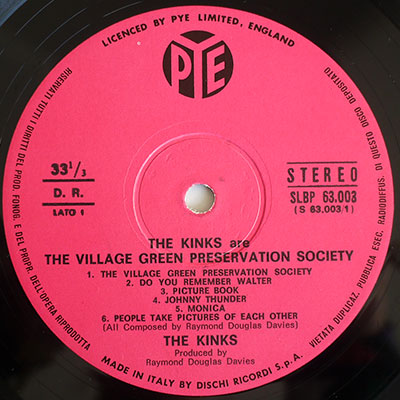 The Kinks Are the Village Green Preservation Society