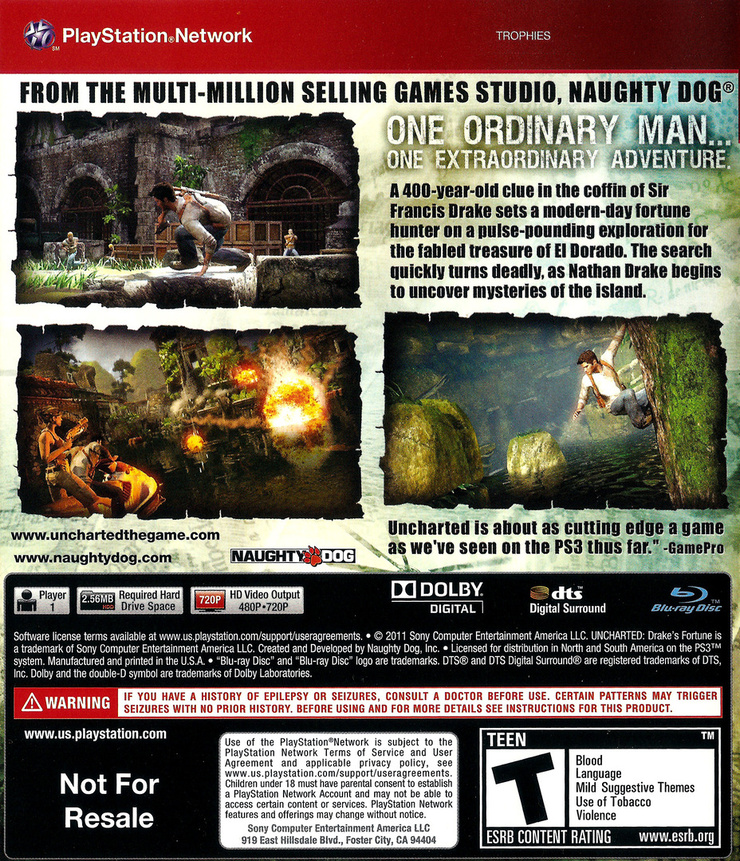 Uncharted: Drake's Fortune