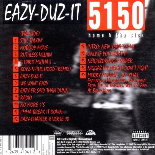 Eazy-Duz-It W/5150 Ep [Explicit]