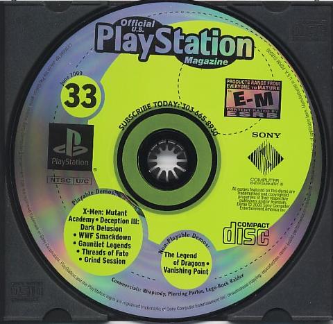 Official Playstation Magazine Demo Discs