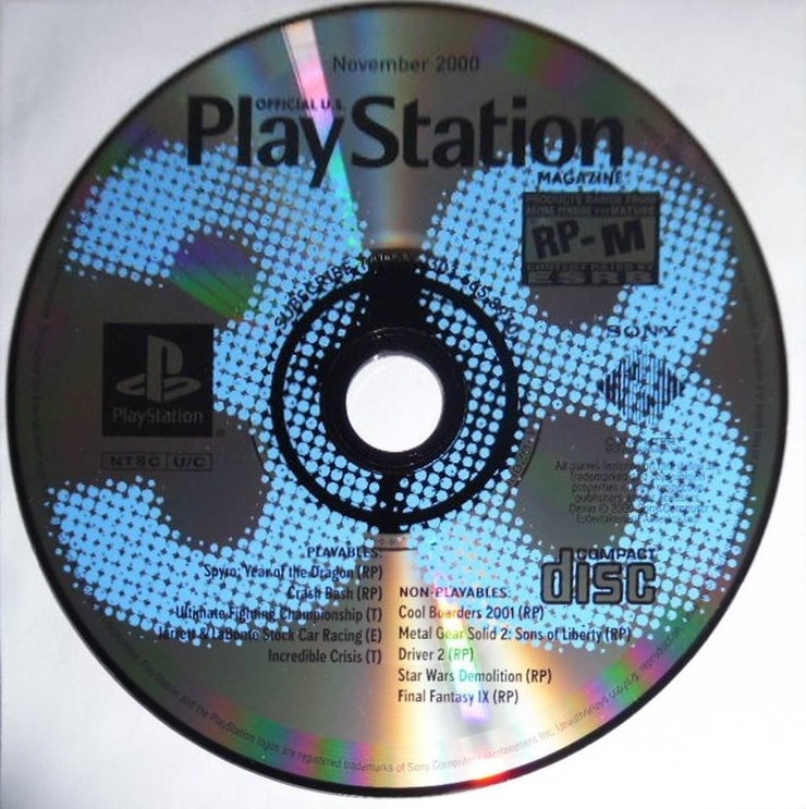 Official Playstation Magazine Demo Discs