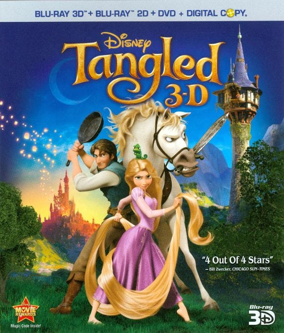 Tangled (Four-Disc Combo: Blu-ray 3D / Blu-ray / DVD / Digital Copy)