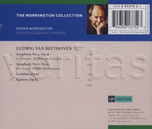 Beethoven: Symphonies Nos. 2 & 8, Coriolan & Egmont Overtures Beethoven: Symphonies Nos. 2 & 8, Coriolan & Egmont Overtures