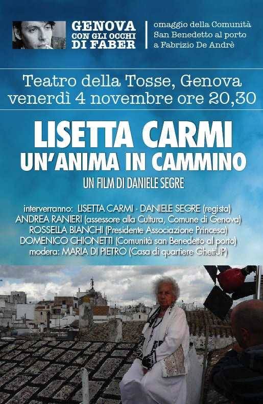 Lisetta Carmi, un'anima in cammino