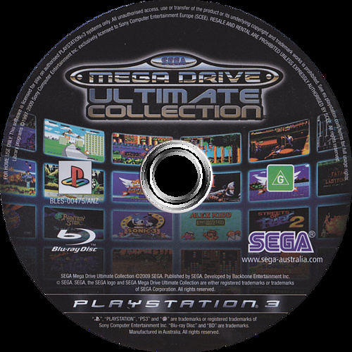 SEGA Mega Drive: Ultimate Collection (PS3) [UK IMPORT]
