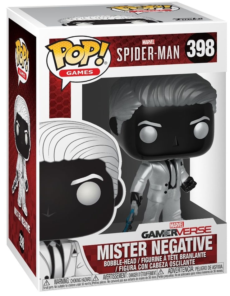 Funko Pop Marvel Spider-Man Game - Mister Negative