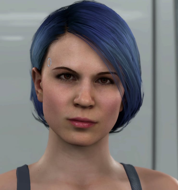 Blue-haired Traci (Detroit: Become Human)