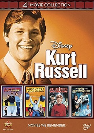 Disney 4-Movie Collection: Kurt Russell (Strongest Man in World / Computer Wore Tennis Shoes / Horse