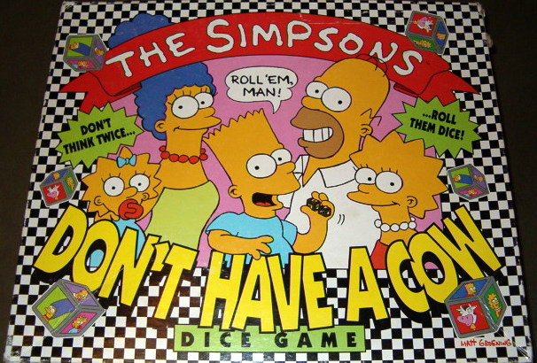 The Simpsons: Don't Have a Cow Dice Game