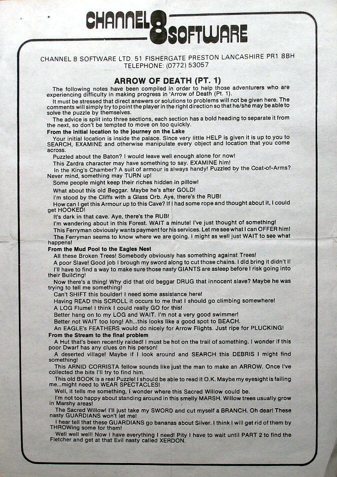 Arrow of Death part 1 (Mysterious Adventure #3)