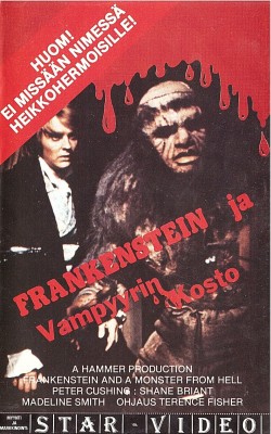 Frankenstein and the Monster from Hell [VHS]