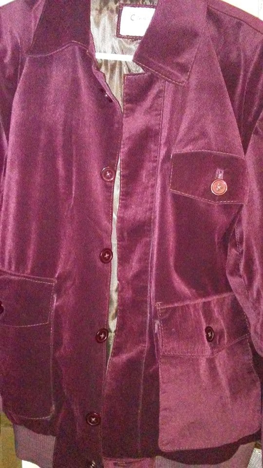 Jack Torrance The Shining Burgundy Corduroy Jacket