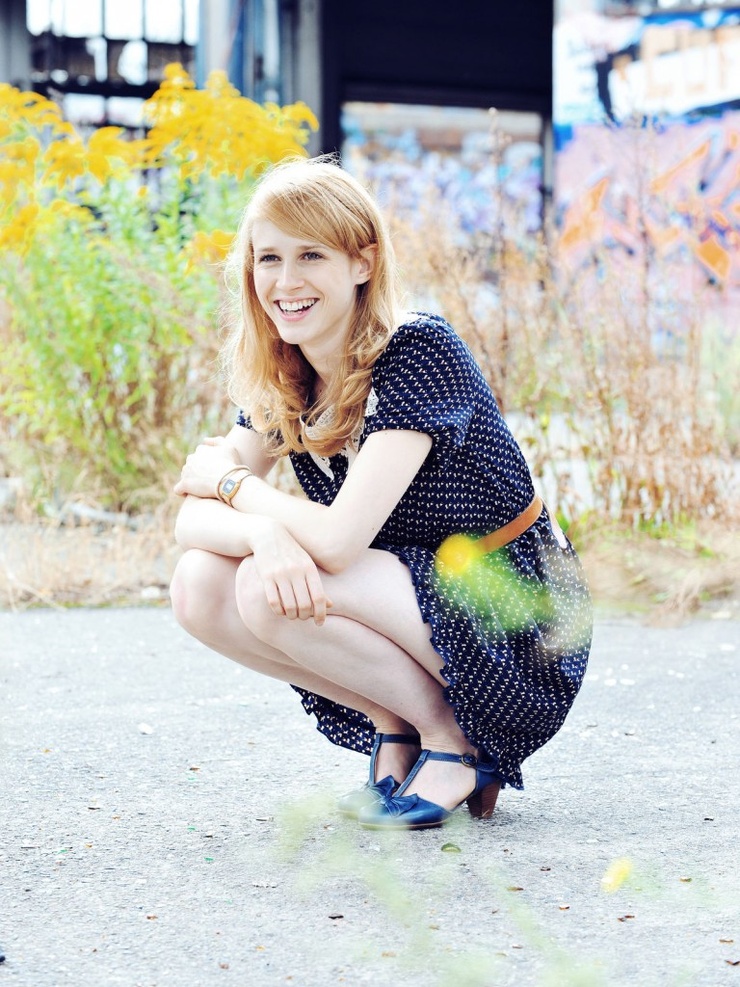 Image of Julia Sewing