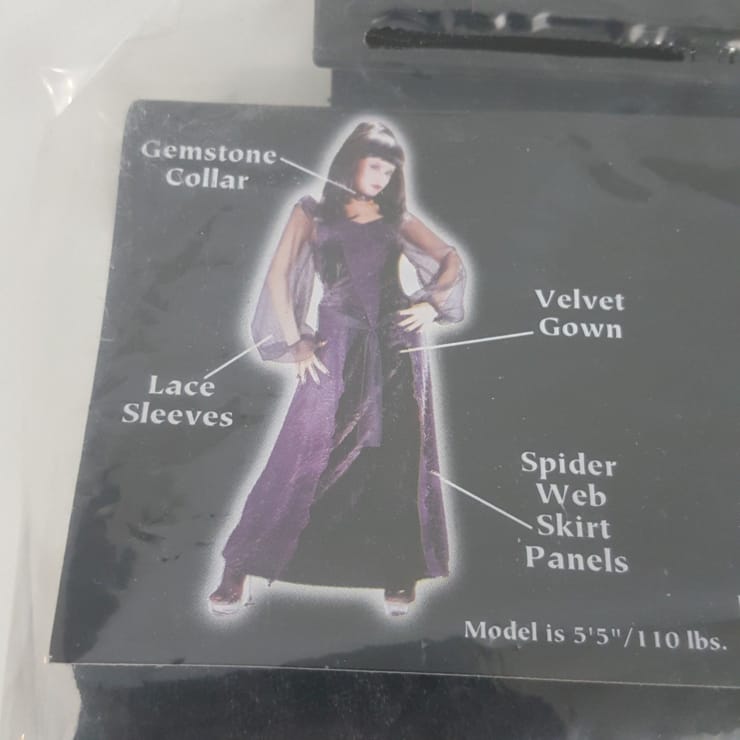 Spellweaver Witch Velvet collection womens adult purple black halloween costume