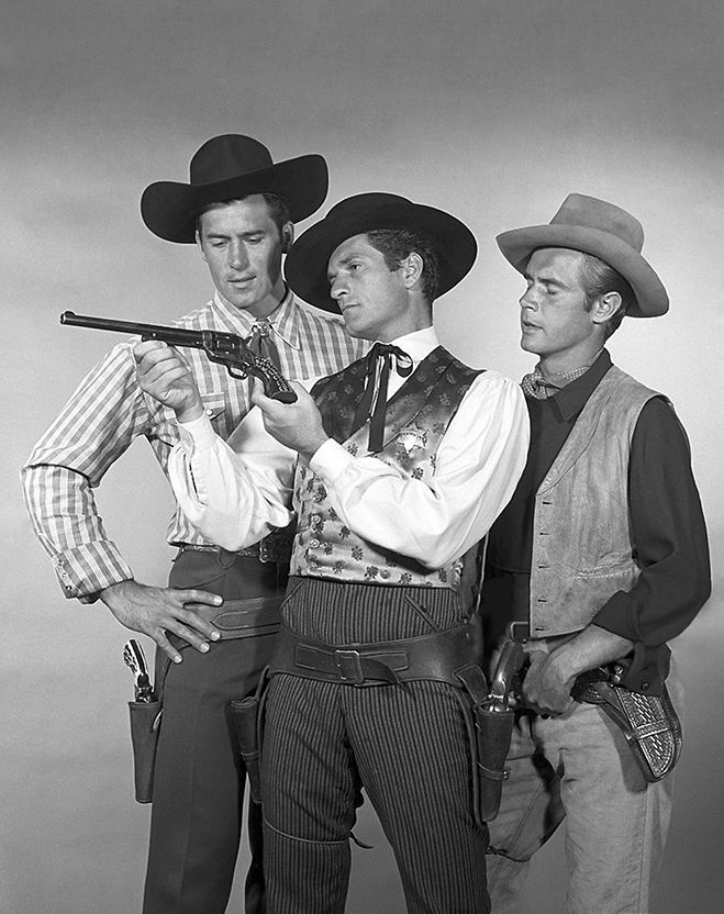 Clint Walker, Hugh O'Brian, John Lupton