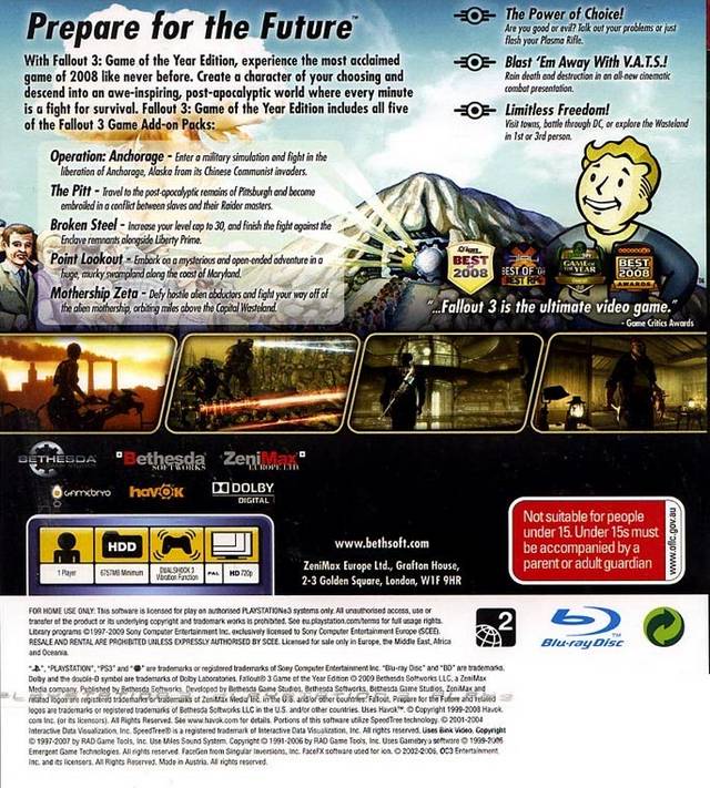 Fallout 3: Game of the Year Edition