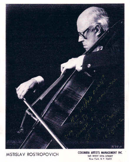 Mstislav Rostropovich