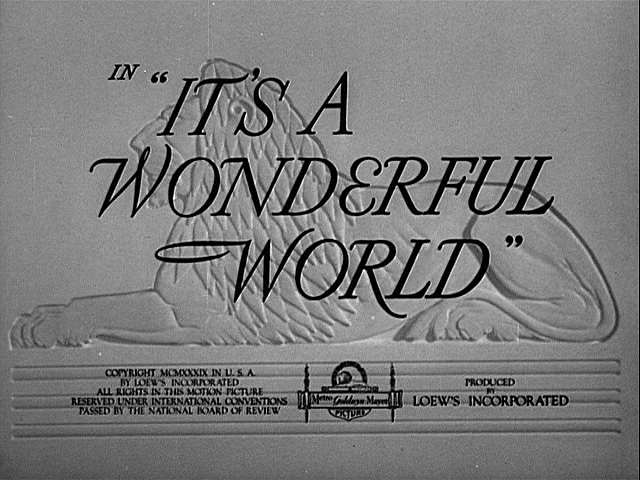 It's a Wonderful World