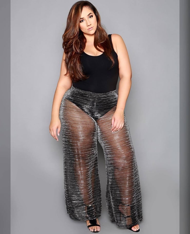 Plus Size Mesh Swim Cover-Up Pants