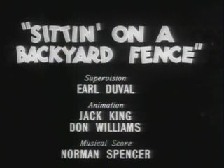 Sittin' on a Backyard Fence