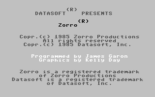 Zorro (1985 video game)