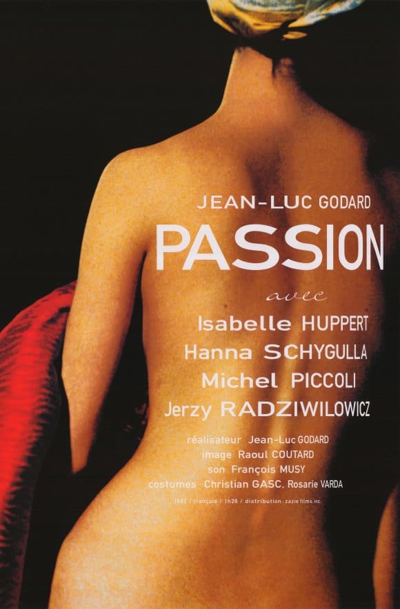 Scénario du film 'Passion'                                  (1982)