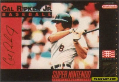 Cal Ripken Jr. Baseball