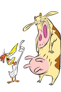 Picture of Cow and Chicken