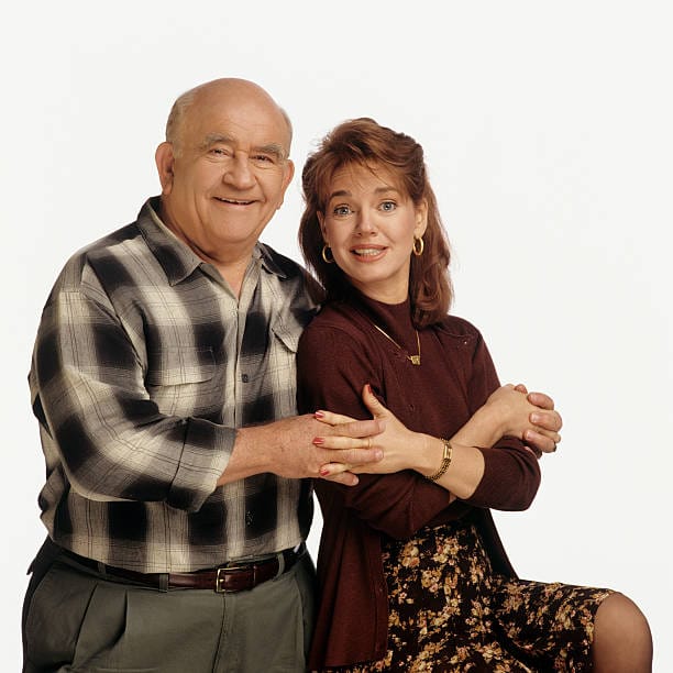 Ed Asner, Robin Riker