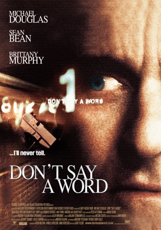 He never says a word