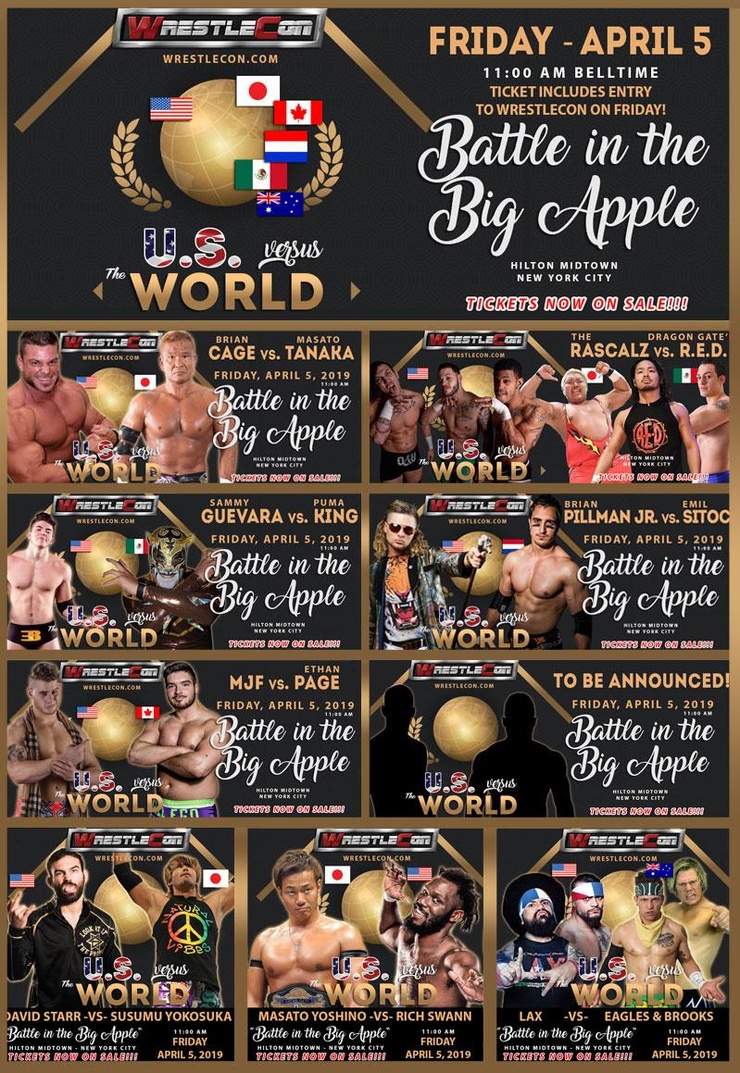 WrestleCon Presents US vs. The World: Battle in the Big Apple