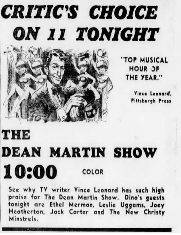 The Dean Martin Show                                  (1965-1974)