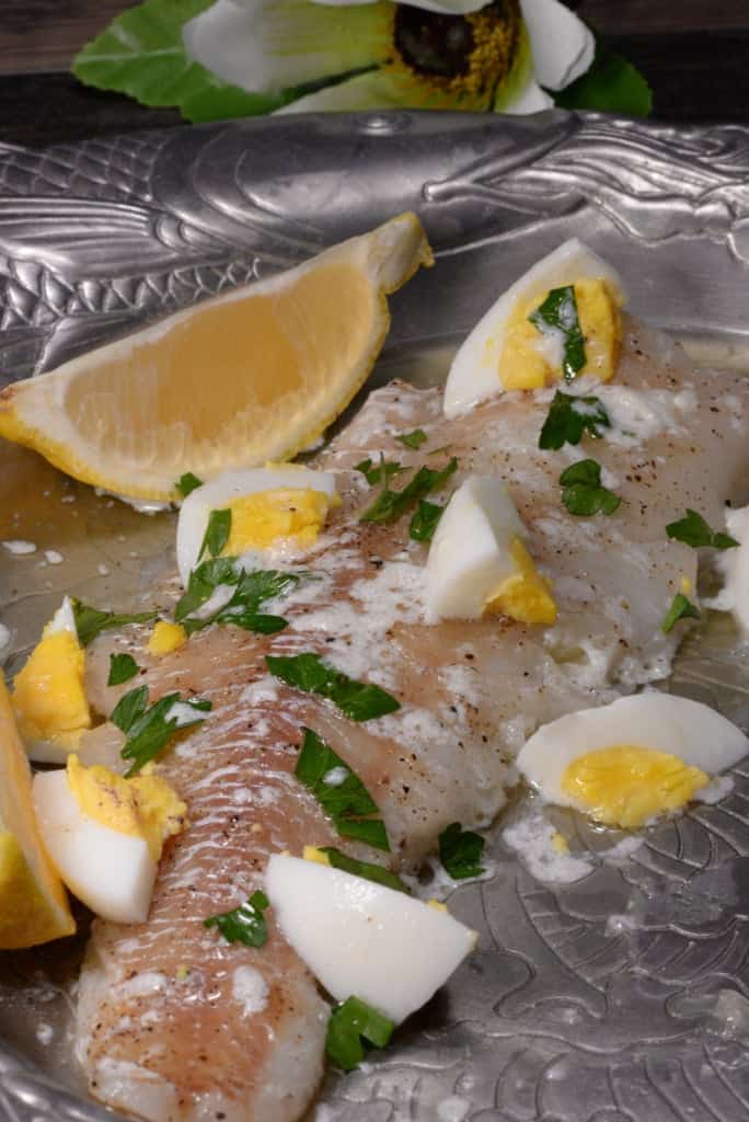 Cod With Egg Butter Sauce