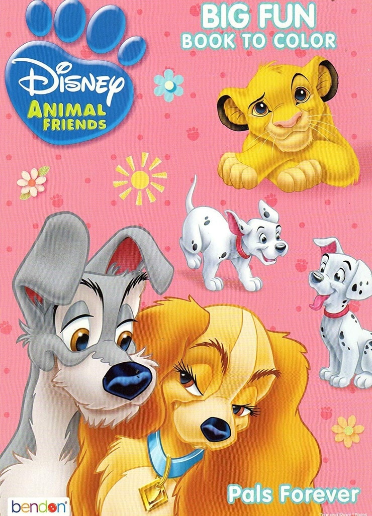 Disney Animal Friends Big Fun Book to Color - Pals Forever